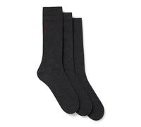 HUGO 3P RS Uni Colors CC Calze Uomo, Charcoal12, 39-42 (Pacco da 3)