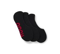 HUGO 3p SL Logo CC Calzini Invisibili, 001Black, 43-44 (Pacco da 3) Uomo