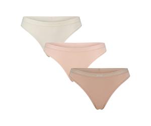 Hugo - 3P Thong - Confezione da 3 Slip Perizoma in Cotone Elasticizzato - - Underwear - Donna - Multicolore - 2XL