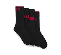 Hugo 4p Rs Gift Rib CC 10273522 01 Socks Set, Nero, 40-46 Uomo