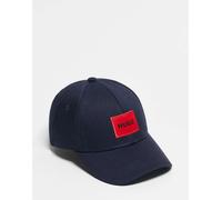 HUGO - 581 - Cappello con visiera blu navy con riquadro del logo One Size