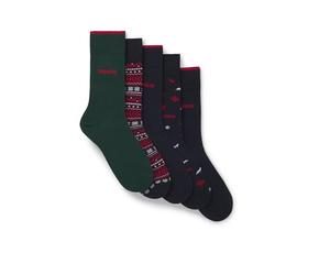 HUGO 5p Rs Gift Xmas CC 10273537 01 Socks Set, Open Miscellaneous 960, 40-46 Uomo