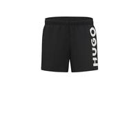 HUGO Boxer da mare ad asciugatura rapida con logo stampato in verticale - Style ABAS, 50513979 Nero M