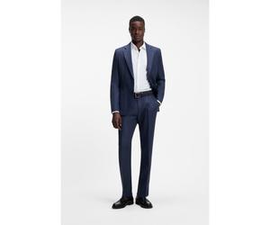 HUGO Abito due pezzi extra slim fit in twill di lino - Style Arti-Hesten263F1, 50574803 Blu scuro 48