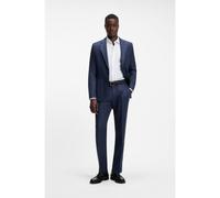 HUGO Abito due pezzi extra slim fit in twill di lino - Style Arti-Hesten263F1, 50574803 Blu scuro 56