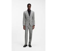 HUGO Abito due pezzi modern fit in tessuto effetto zigrino - Style Kris/Teagan231X, 50559641 Grigio scuro 50