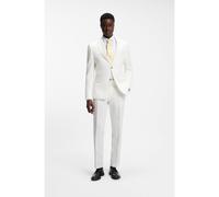 HUGO Abito due pezzi slim fit in cotone e lino - Style Henry-Getlin253X, 50568122 Bianco 44