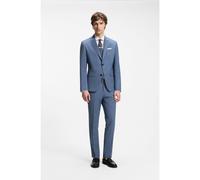 HUGO Abito due pezzi slim fit in misto lana - Style Henry-Getlin253X-MH, 50572150 Celeste 52