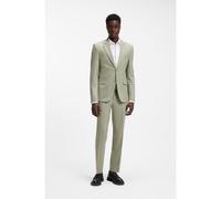 HUGO Abito extra slim fit due pezzi in popeline di misto lana - Style Arti-Hesten253X, 50544524 Calce 48