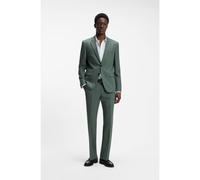 HUGO Abito extra slim fit due pezzi in popeline di misto lana - Style Arti-Hesten253X, 50544524 Verde 102
