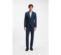 HUGO Abito extra slim fit in popeline di misto lana - Style Arti-Hesten253X, 50553786 Blu 52