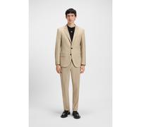 HUGO Abito slim fit in misto lana elasticizzato ad alte prestazioni - Style Henry/Getlin232X, 50530116 Beige 102