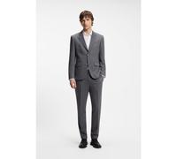 HUGO Abito slim fit in twill elasticizzato ad alte prestazioni a due pezzi - Style Henry-Getlin253X, 50569466 Grigio scuro 46