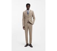 HUGO Abito tre pezzi extra slim fit in dobby elasticizzato - Style Arti/Hesten241V1X, 50557622 Beige 56