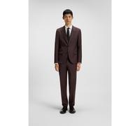 HUGO Abito tre pezzi slim fit in dobby elasticizzato - Style Henry/Getlin242V2X, 50550124 Rosso scuro 54