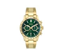 BOSS Orologio con Cronografo al Quarzo da Uomo Collezione ALLURE con Cinturino in Acciaio Inossidabile di Colore Dorato - 1513923