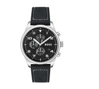 Hugo, ,Accessories ,Uomo ,Nero ,ONE SIZE Orologio Elegante di Lusso in Pelle