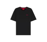 HUGO T-shirt del pigiama con lavorazione a nido d'ape e logo ricamato - Style Austin T-Shirt, 50532011 Nero S