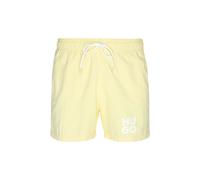 HUGO Pantaloncini da bagno 'PAOLO' giallo / bianco Uomo HUGO L