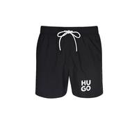 HUGO Boxer da mare ad asciugatura rapida con logo stampato in pila - Style PAOLO, 50545464 Nero M