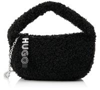 HUGO Becky Sh Bag-FFur, Borsa a Tracolla Donna, Black1