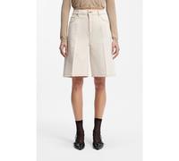 HUGO Bermuda a gamba larga in denim ecru lavato - Style Gelita_1, 50557029 Bianco 30