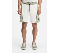 HUGO Bermuda in misto cotone con logo ricamato - Style Darynto, 50556603 Bianco / Verde L