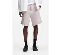 HUGO Bermuda in terry di cotone con vestibilità comoda e logo stampato - Style Nomario, 50510728 Luce viola XL