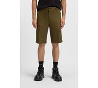 HUGO Bermuda regular fit in cotone elasticizzato mercerizzato - Style Darik241, 50551402 Oliva 35