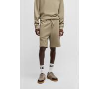 HUGO Bermuda relaxed fit in terry di cotone con logo stampato - Style Dayono, 50530696 Marrone chiaro XL