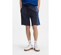 HUGO Bermuda relaxed fit in terry di cotone con striscia laterale - Style Demsishort, 50563806 Blu scuro L