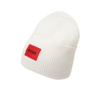 Berretto HUGO Xaff bianco logo rosso