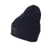 HUGO Berretto in cotone con etichetta con logo - Style Xevon_B, 50551508 Blu scuro pz.