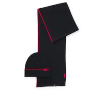 HUGO Berretto 'Zaschel' rosso / nero Uomo HUGO 53-57 rosso / nero