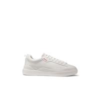 Hugo Blake Tenn Cupsole - Sneaker da Uomo, in Pelle Liscia, Taglia, Bianco 100., 39 EU