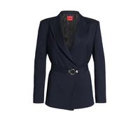 HUGO Blazer regular fit con cintura con fibbia - Style Amoria, 50564126 Righe blu 42