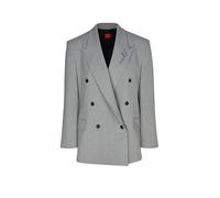 HUGO Blazer relaxed fit con spilla a forma di fiore smaltato - Style Antegi, 50554018 Grigio chiaro 40