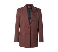 HUGO Blazer relaxed fit con spilla a forma di fiore - Style Arosea, 50544133 Marrone scuro 40