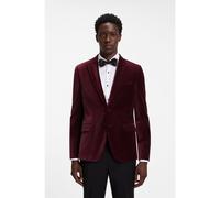 HUGO Blazer extra slim fit in velluto di cotone - Style Arti264F2X, 50570542 Rosa scuro 50