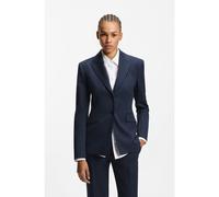 HUGO Blazer regular fit con motivo gessato - Style Asmalla, 50554445 Blu scuro 48