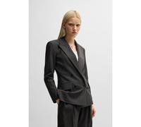 HUGO Blazer regular fit in materiale elasticizzato gessato - Style Azenia, 50530987 Grigio a motivi 46