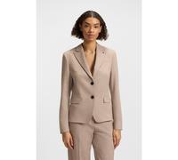 HUGO Blazer relaxed fit in tessuto elasticizzato mouliné - Style Anoria, 50542665 Beige 48
