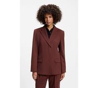 HUGO Blazer relaxed fit in tessuto elasticizzato - Style Aniko, 50564153 Marrone 38