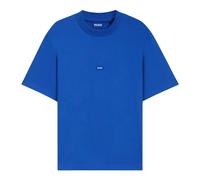 Hugo - Blu Logo Magliette in Cotone Regular Fit - - Tops - Uomo - Blu - L