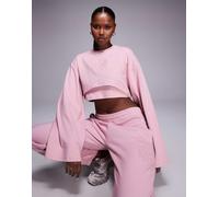 Hugo Blue - Daleisy - Felpa rosa pastello in coordinato 34