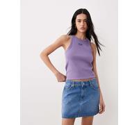 HUGO - Blue Galanie - Minigonna di jeans blu medio XL