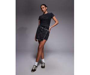 Hugo Blue - Galaxy - Gonna di jeans nera-Nero 38