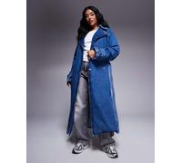 HUGO Blue - Garena - Trench oversize in denim blu M