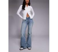 HUGO Jeans con gamba svasata in denim blu tinta - Style Gelissa_B, 50553071 Celeste 30/32