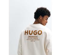 HUGO - Blue Naviu - Felpa bianca-Bianco XL